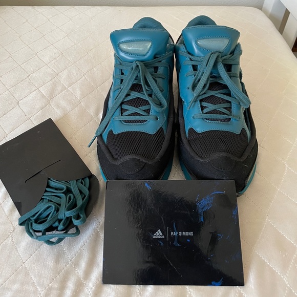 Raf Simons x Replicant Ozweego Black Colonial Blue - Picture 2 of 9